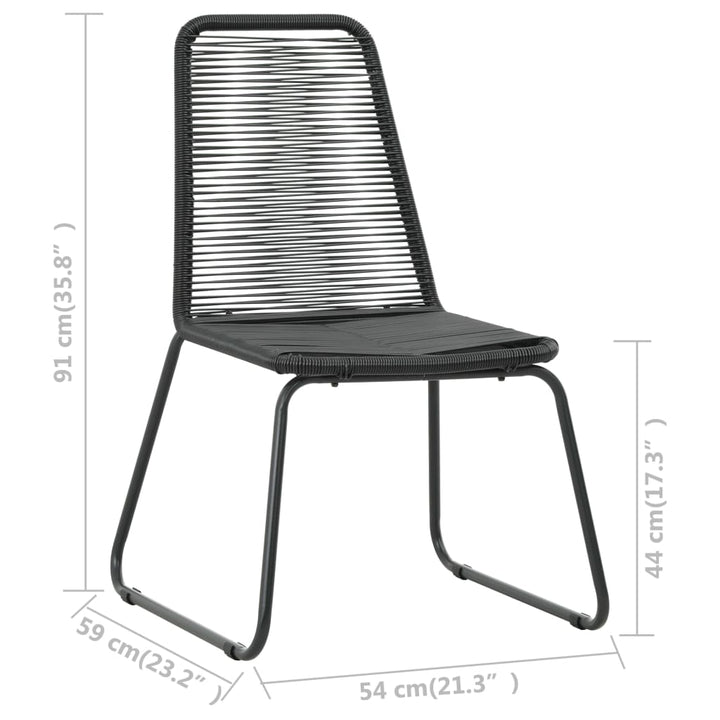 Set Mobilier De Grădină, 5 Piese, , Ratan Pvc
