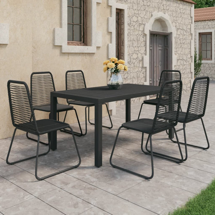 Set Mobilier De Grădină, 5 Piese, , Ratan Pvc