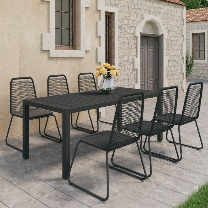 Set Mobilier De Grădină, 5 Piese, , Ratan Pvc