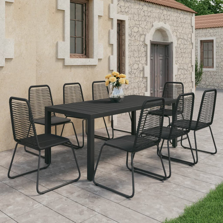 Set Mobilier De Grădină, 5 Piese, , Ratan Pvc
