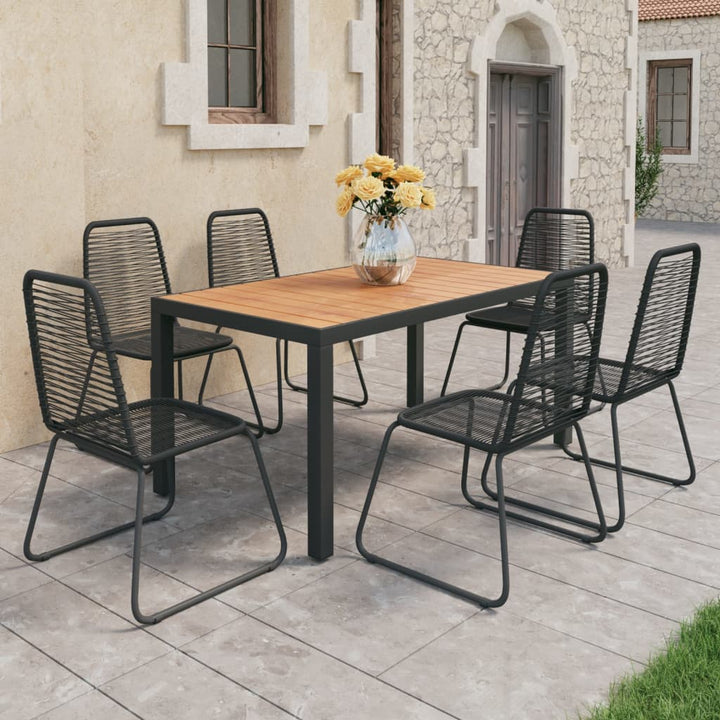 Set Mobilier De Grădină, 5 Piese, , Ratan Pvc