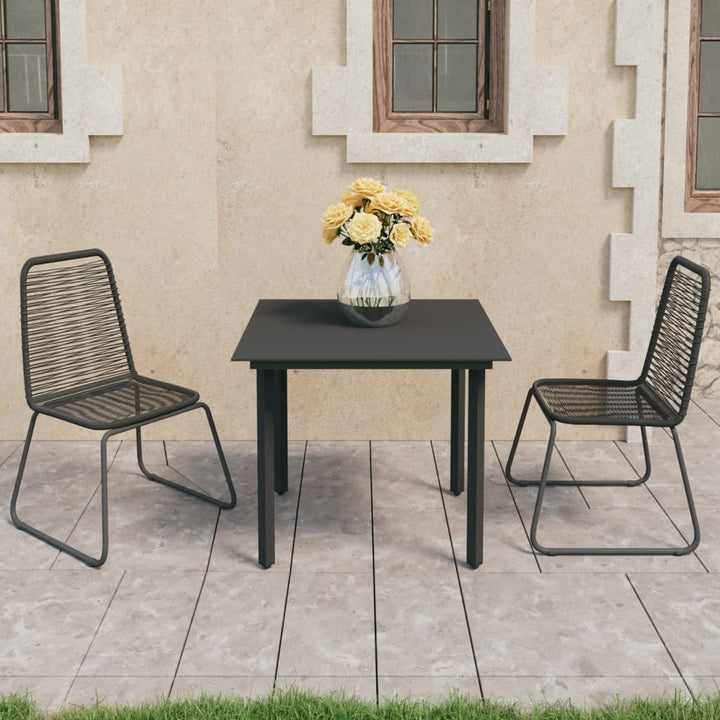 Set Mobilier De Grădină, 5 Piese, , Ratan Pvc