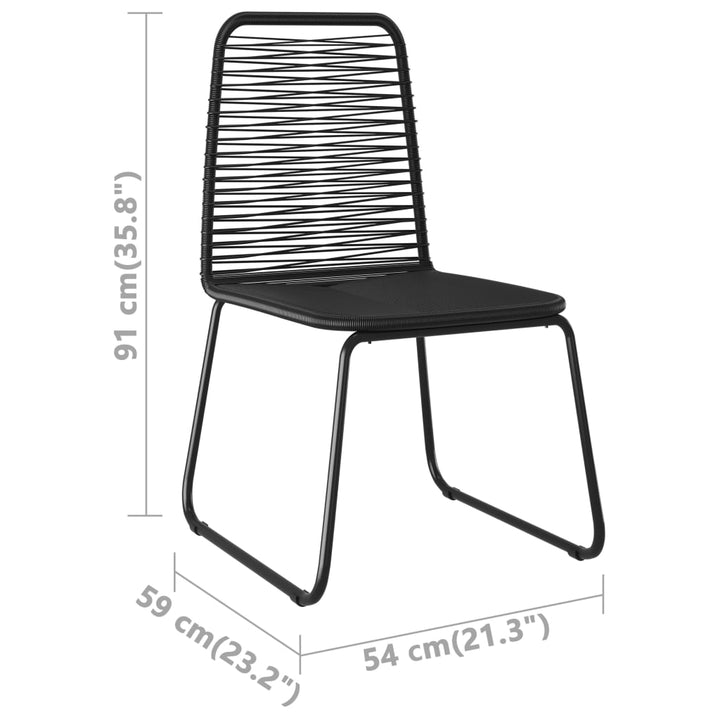 Set Mobilier De Grădină, 5 Piese, , Ratan Pvc