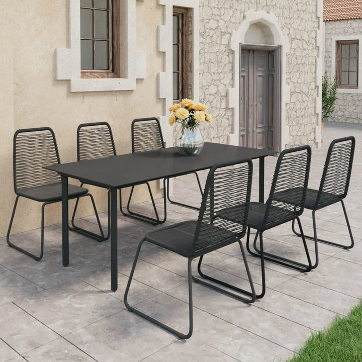 Set Mobilier De Grădină, 5 Piese, , Ratan Pvc