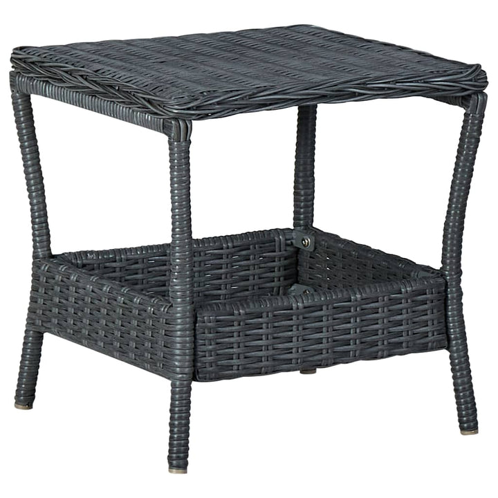 Set Mobilier Grădină Cu Perne, 3 Piese, , Poliratan
