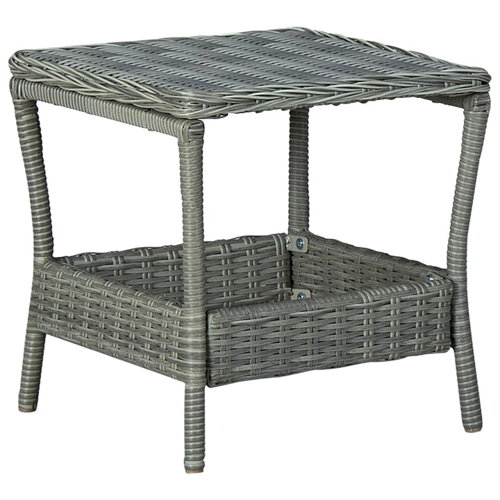 Vixl Set Mobilier Grădină, Cu Perne, 3 Piese, , Poliratan
