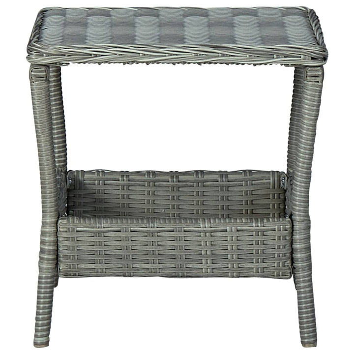 Vixl Set Mobilier Grădină, Cu Perne, 3 Piese, , Poliratan