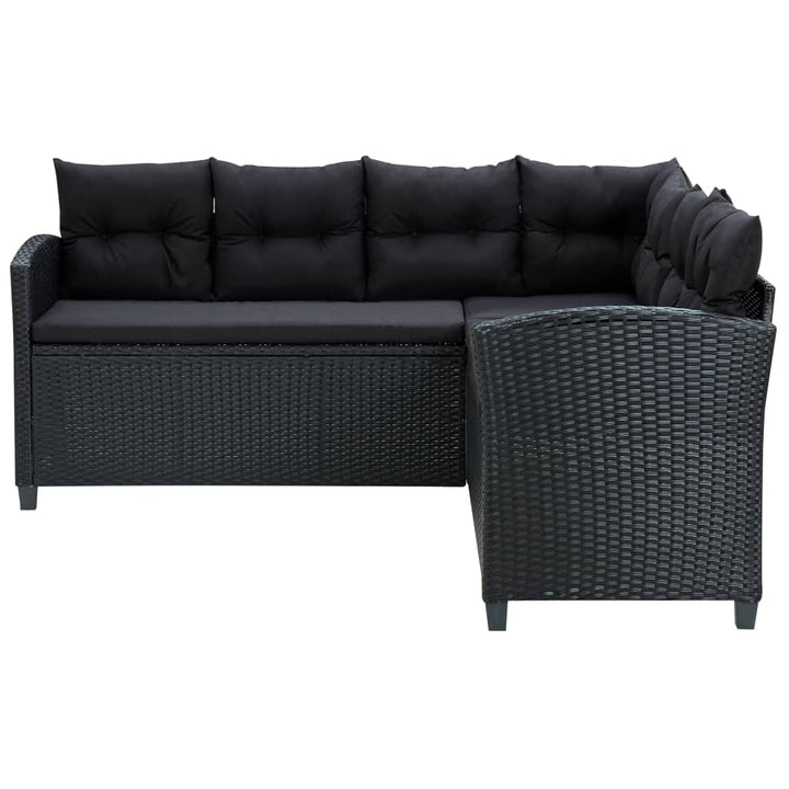 Set Mobilier De Grădină Cu Perne, 6 Piese, , Poliratan