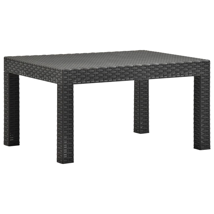 Set Mobilier De Grădină Cu Perne, 2 Piese, Antracit, Pp Ratan