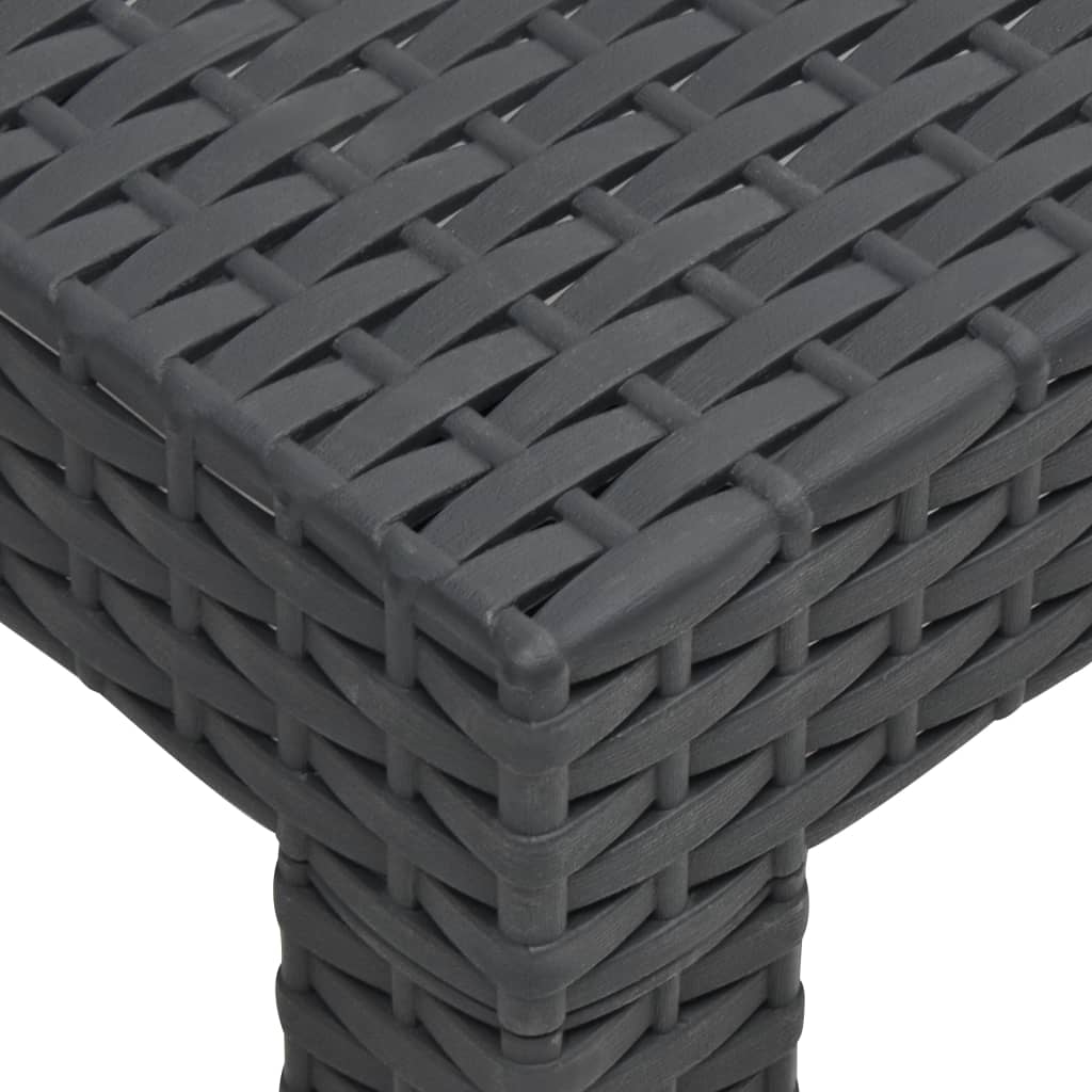 Set Mobilier De Grădină Cu Perne, 2 Piese, Antracit, Pp Ratan