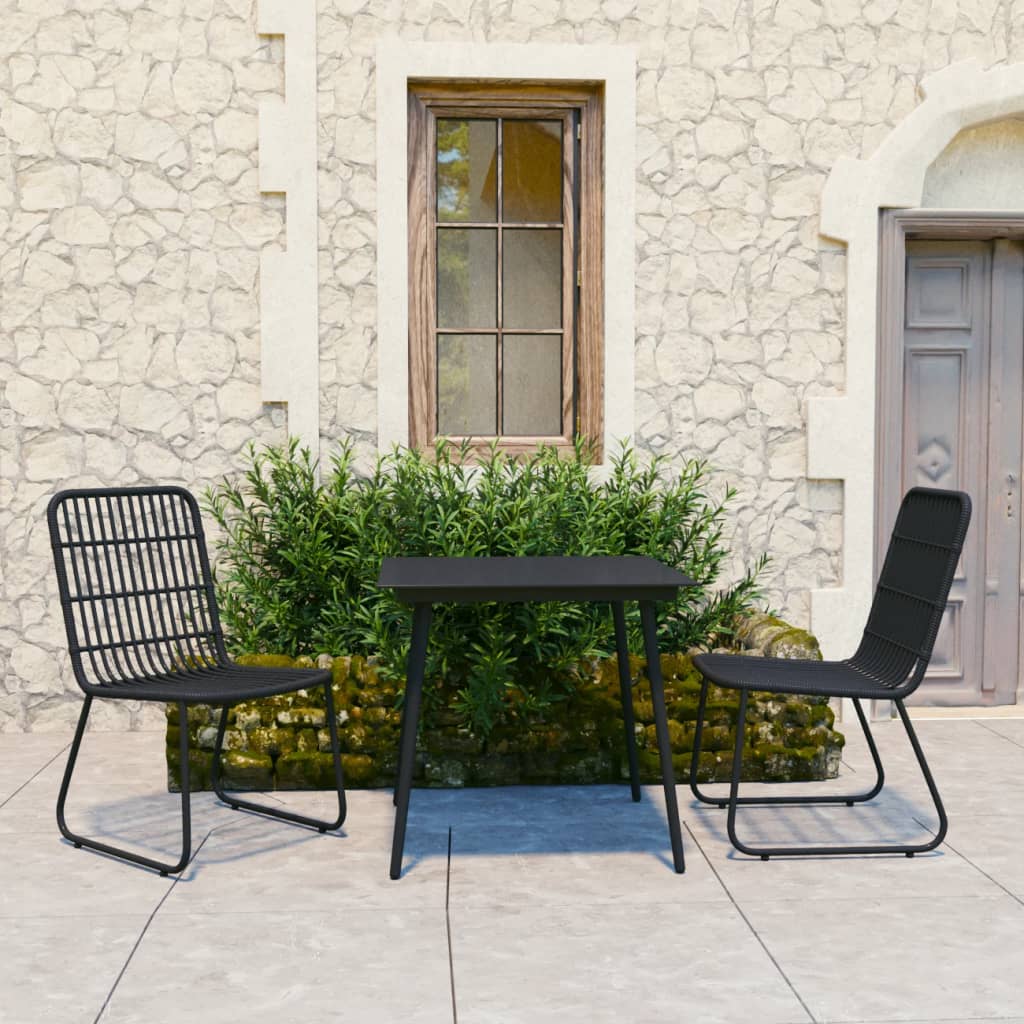 Set Mobilier De Exterior, 5 Piese, Poliratan Și Sticlă