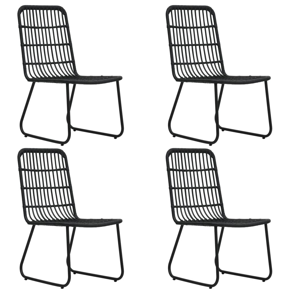 Set Mobilier De Exterior, 5 Piese, Poliratan Și Sticlă