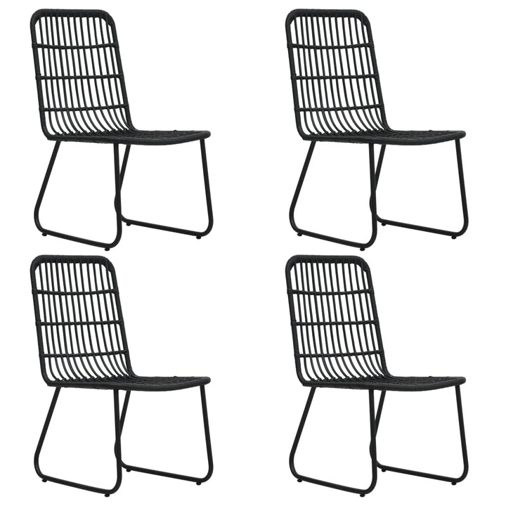 Set Mobilier De Exterior, 5 Piese, Poliratan Și Sticlă