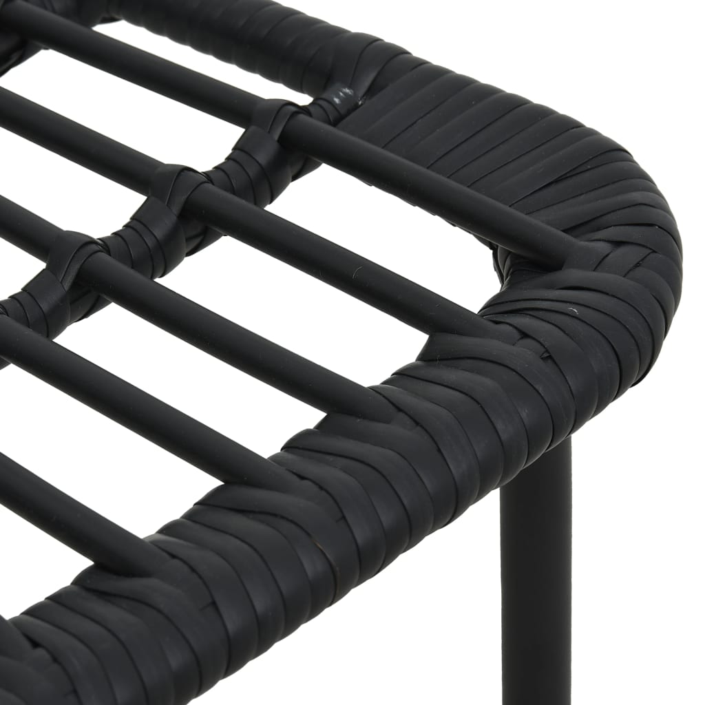 Set Mobilier De Exterior, 5 Piese, Poliratan Și Sticlă
