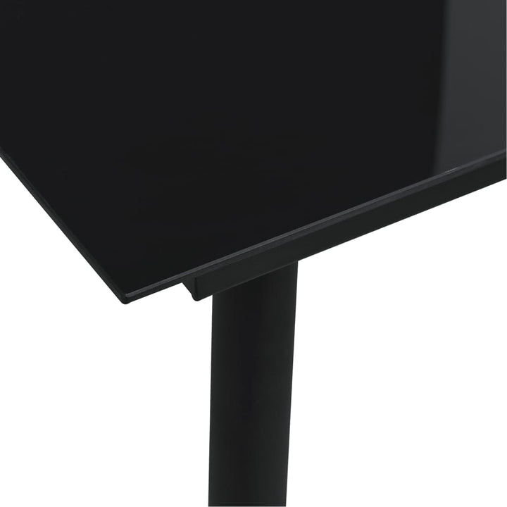Set Mobilier De Grădină, 5 Piese, Negru, Ratan Pvc