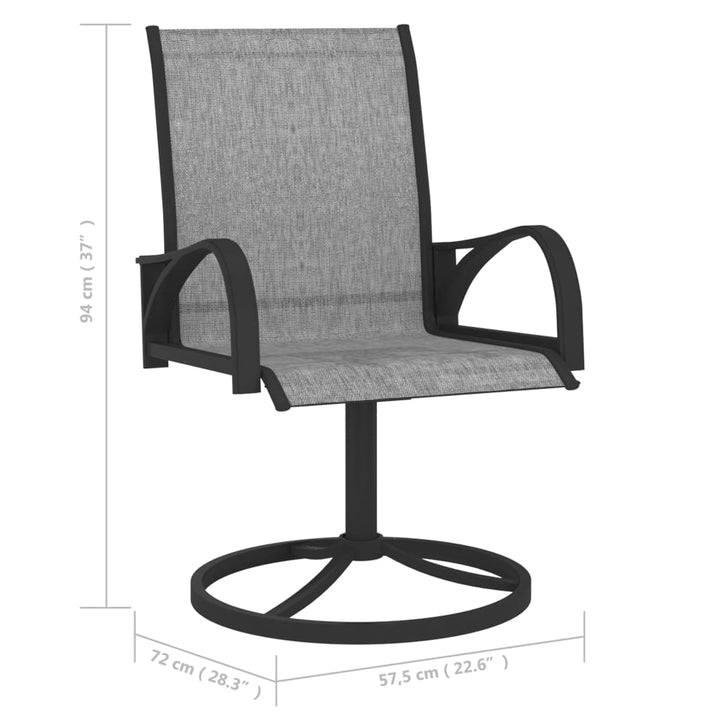 Set Mobilier De Grădină, 5 Piese, Textilenă Și Oțel