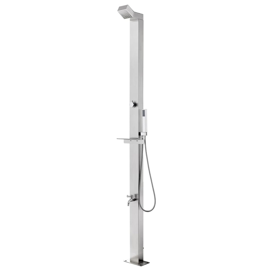 Duș Pentru Grădină, 220 Cm, Oțel Inoxidabil