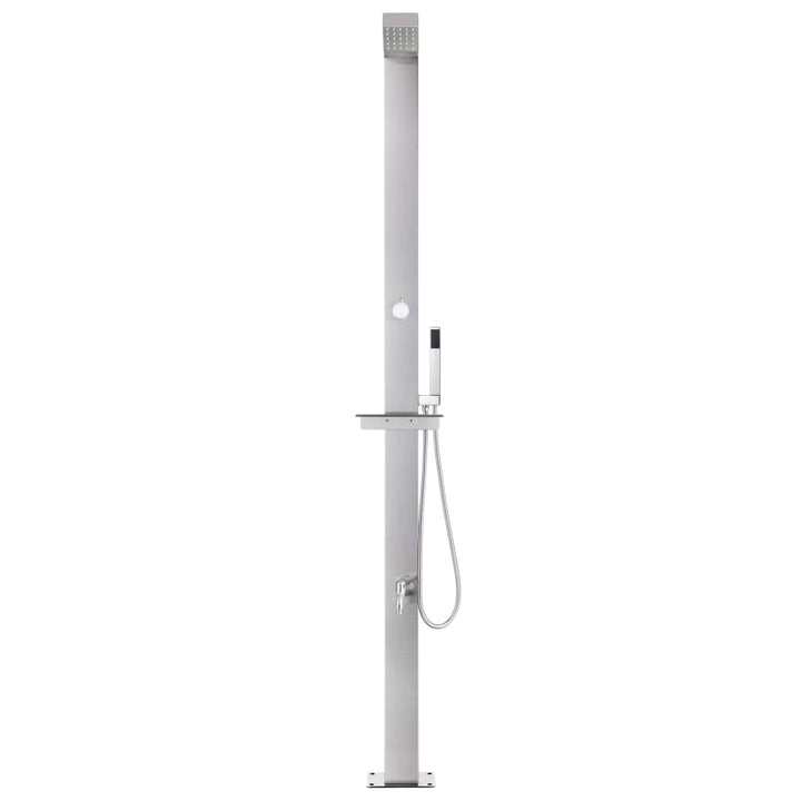 Duș Pentru Grădină, 220 Cm, Oțel Inoxidabil