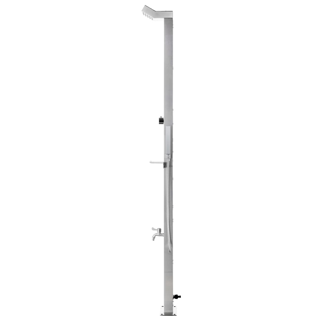 Duș Pentru Grădină, 220 Cm, Oțel Inoxidabil