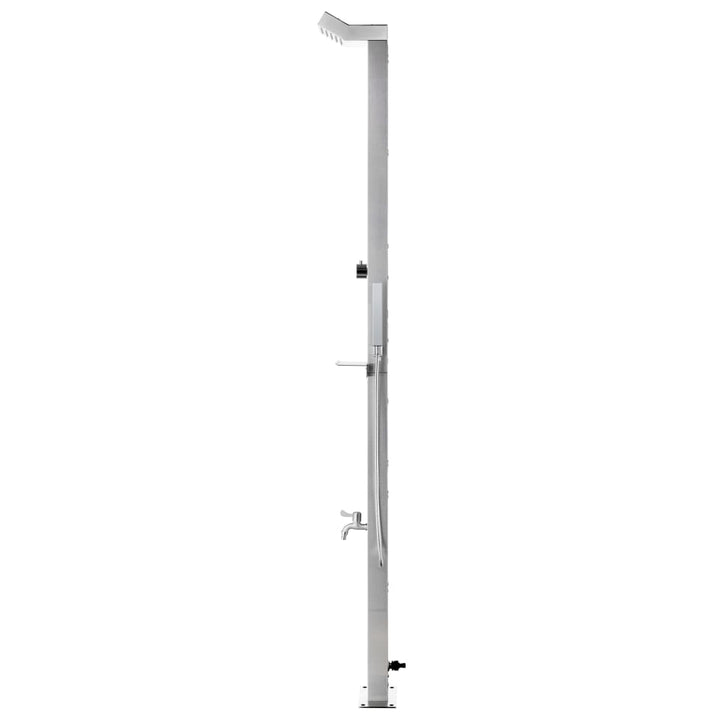 Duș Pentru Grădină, 220 Cm, Oțel Inoxidabil
