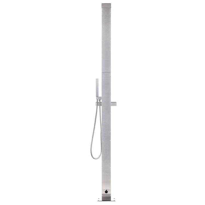 Duș Pentru Grădină, 220 Cm, Oțel Inoxidabil