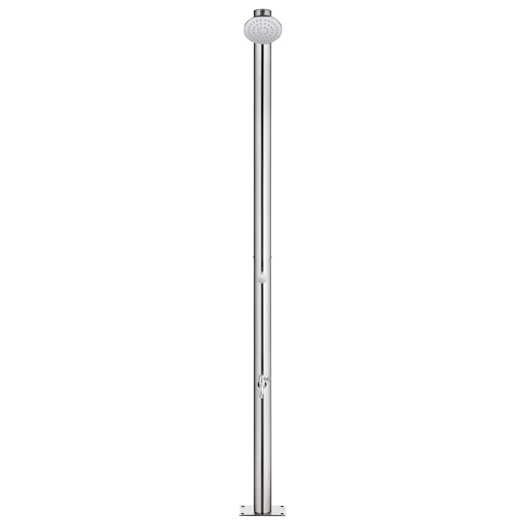 Duș Pentru Grădină, 215 Cm, Oțel Inoxidabil
