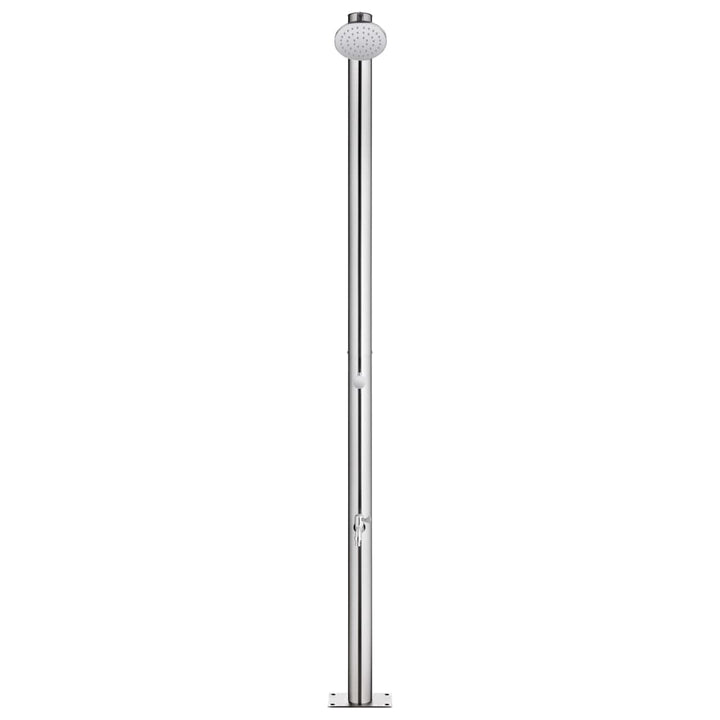 Duș Pentru Grădină, 215 Cm, Oțel Inoxidabil