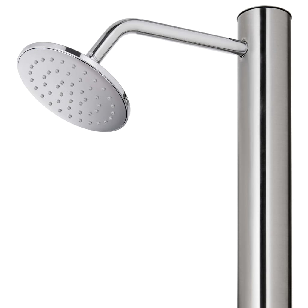 Duș Pentru Grădină, 215 Cm, Oțel Inoxidabil