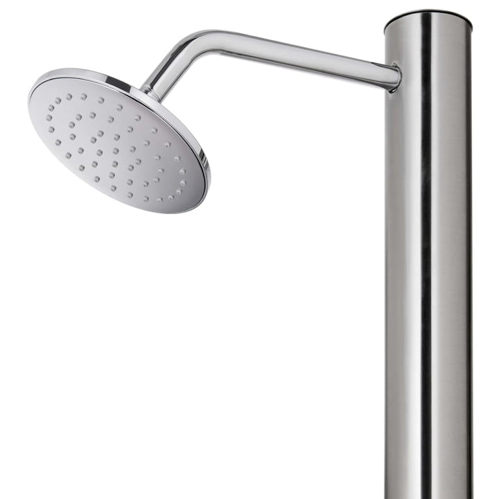 Duș Pentru Grădină, 215 Cm, Oțel Inoxidabil