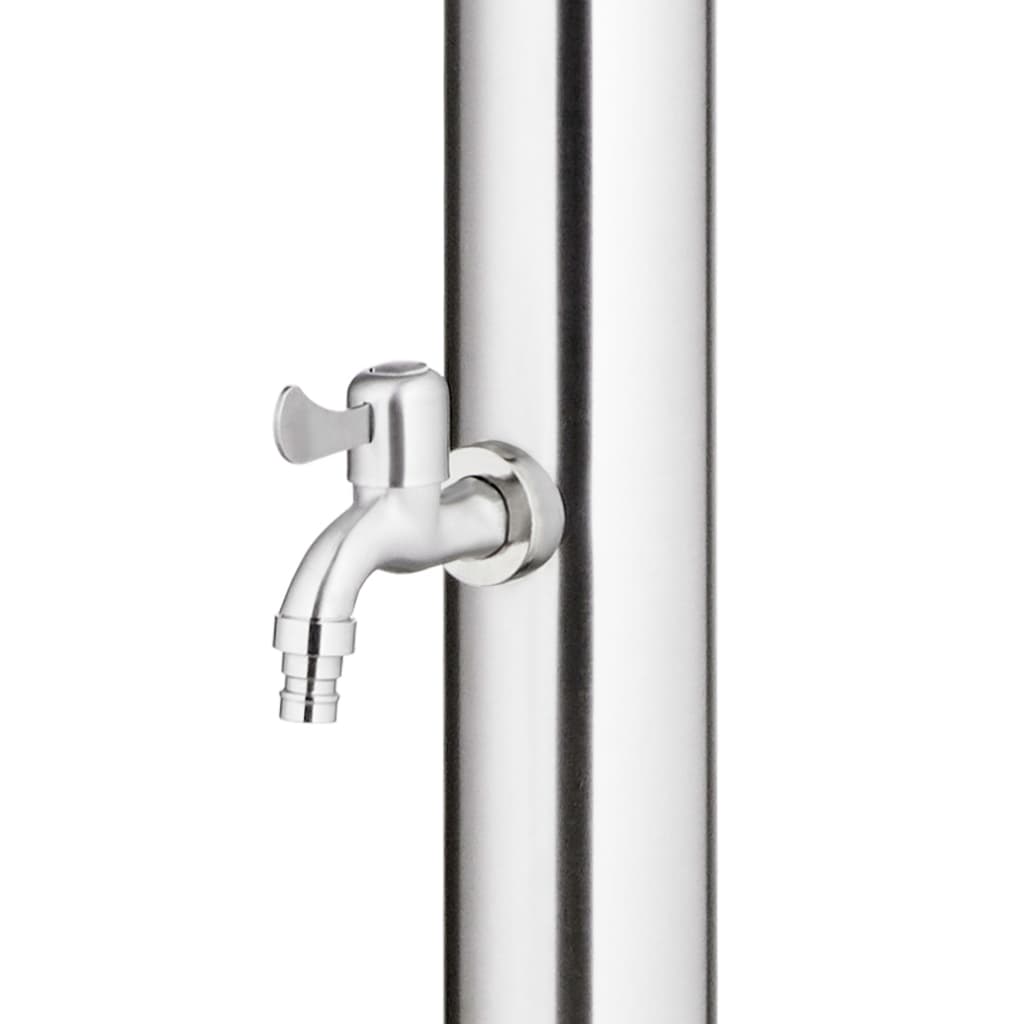 Duș Pentru Grădină, 215 Cm, Oțel Inoxidabil