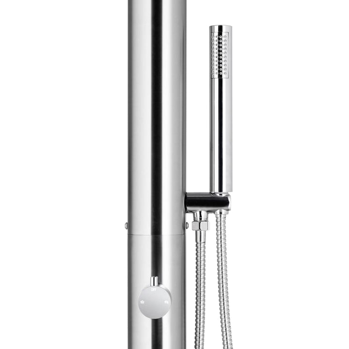 Duș Pentru Grădină, 225 Cm, Oțel Inoxidabil