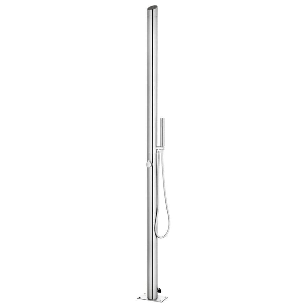 Duș Pentru Grădină, 220 Cm, Oțel Inoxidabil
