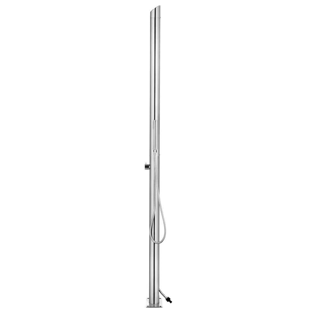 Duș Pentru Grădină, 220 Cm, Oțel Inoxidabil