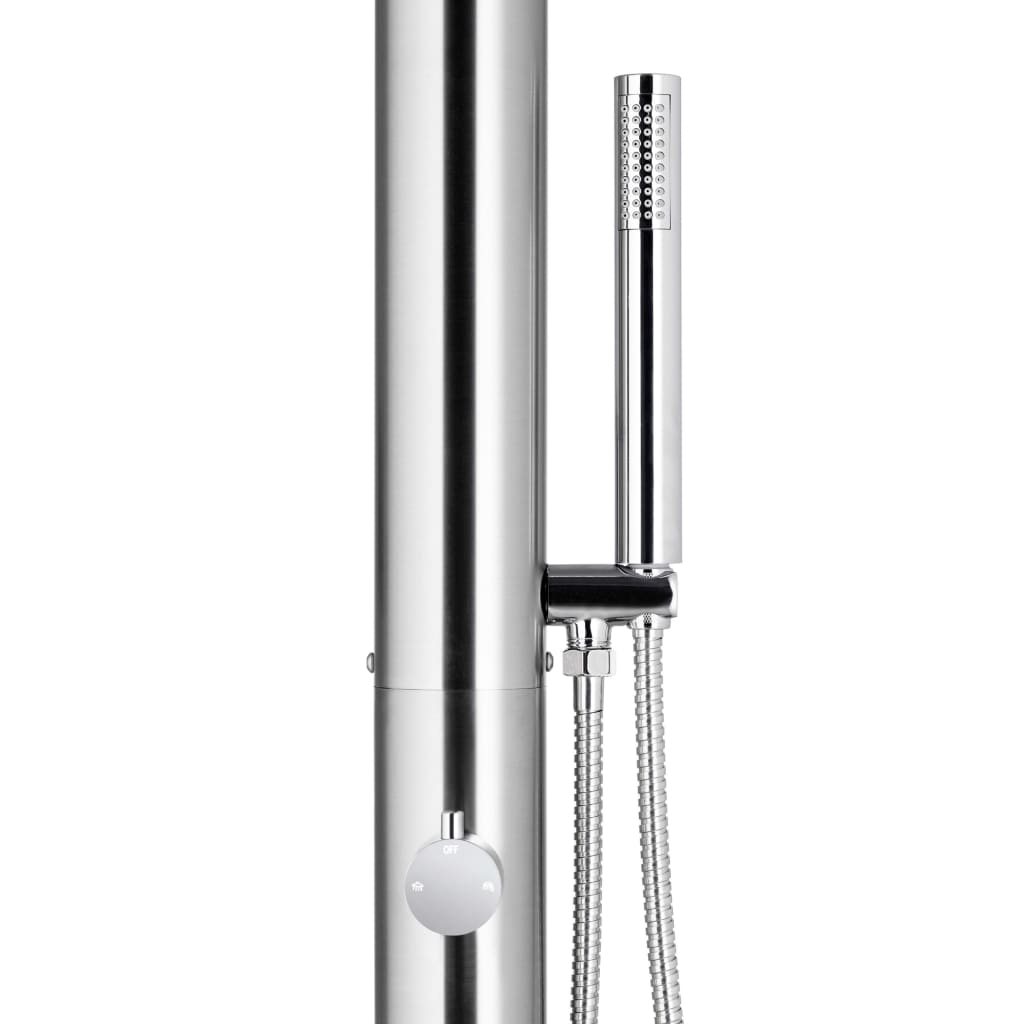 Duș Pentru Grădină, 220 Cm, Oțel Inoxidabil