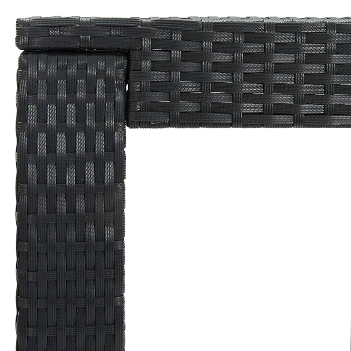 Vixl Set Mobilier Bar De Grădină Cu Perne, 3 Piese, , Poliratan