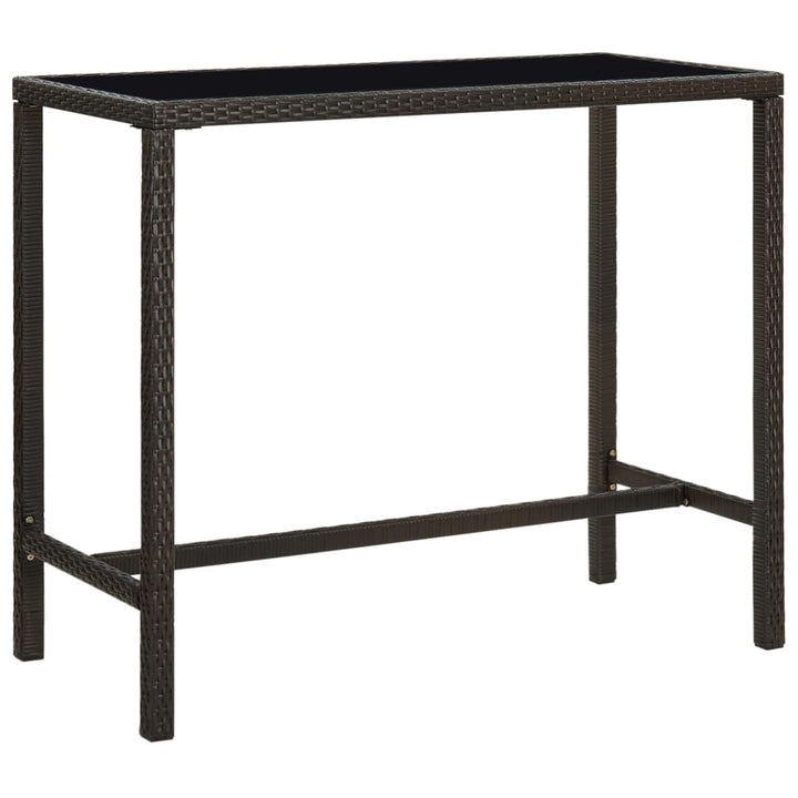 Set Mobilier Bar De Grădină, 5 Piese, , Poliratan