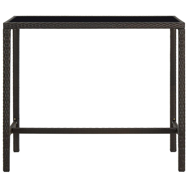 Set Mobilier Bar De Grădină, 5 Piese, , Poliratan