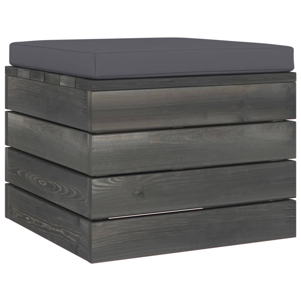 Set Mobilier Grădină Din Paleți, 2 Piese, Cu Perne, Lemn De Pin