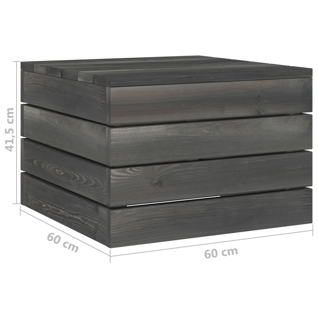 Set Mobilier Grădină Paleți Cu Perne 7 Piese Lemn Masiv Pin