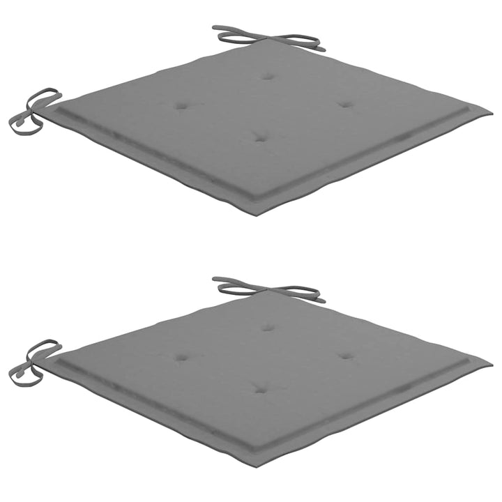 Set Mobilier Exterior Pliabil Cu Perne, 3 Piese, Lemn Masiv Tec