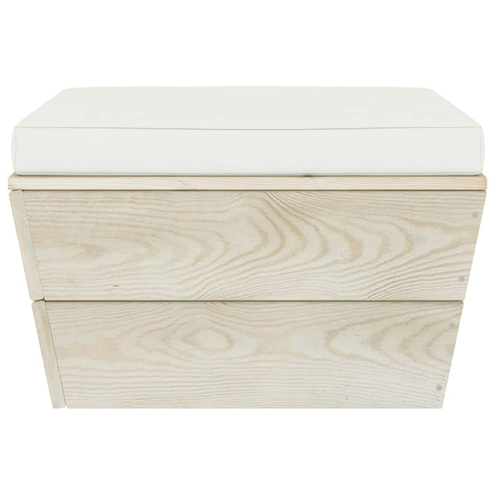Set Mobilier Grădină Din Paleți Cu Perne, 6 Piese, Lemn Molid
