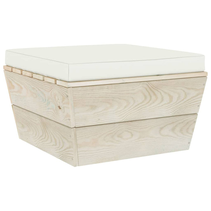 Set Mobilier Grădină Din Paleți Cu Perne, 8 Piese, Lemn Molid
