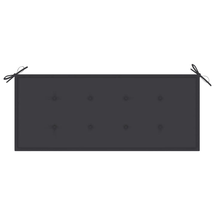 Bancă De Grădină Cu Pernă, 120 Cm, Bambus