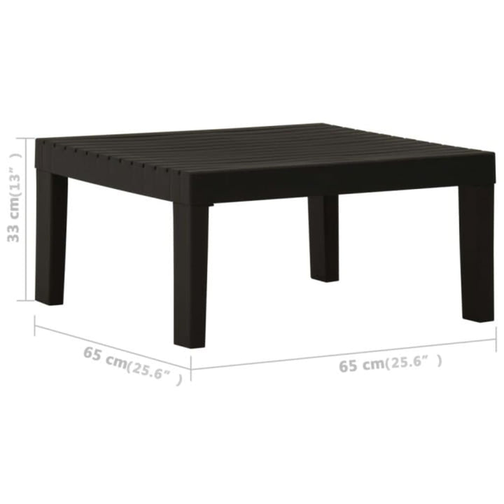 Set Mobilier De Grădină Cu Perne, 4 Piese, , Plastic