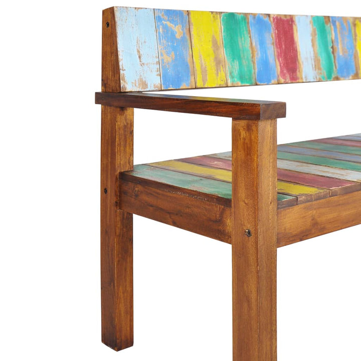 Bancă, 115 Cm, Lemn Masiv Reciclat