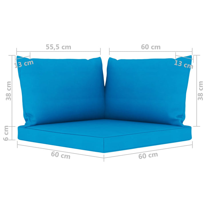 Set Mobilier De Grădină Cu Perne , 6 Piese