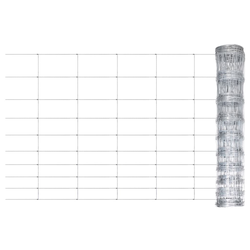 Gard De Grădină, 50 M, Oțel Galvanizat, 150 Cm