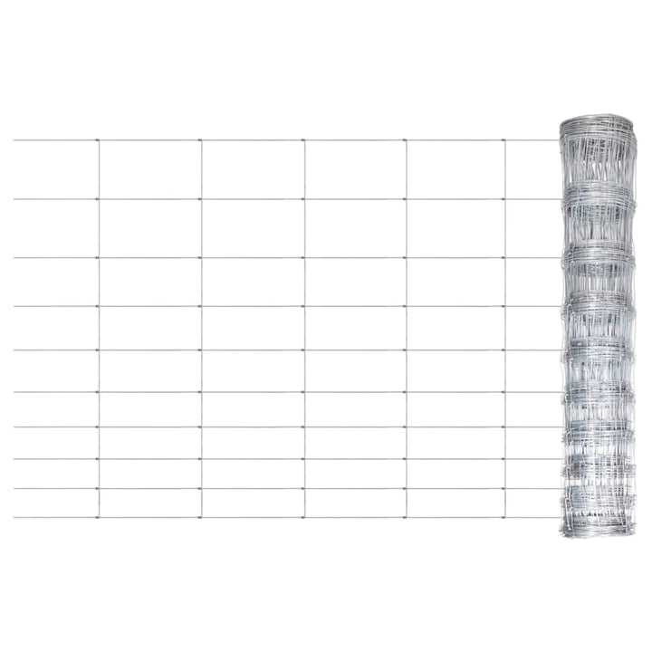 Gard De Grădină, 50 M, Oțel Galvanizat, 150 Cm