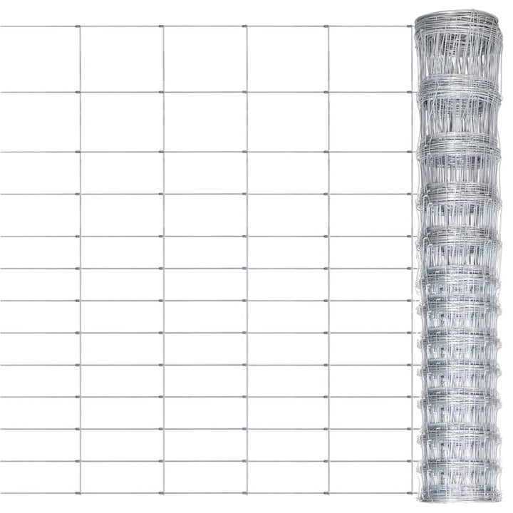 Gard De Grădină, 50 M, Oțel Galvanizat, 150 Cm
