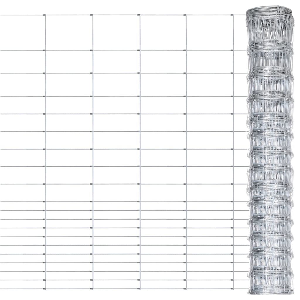 Gard De Grădină, 50 M, Oțel Galvanizat, 150 Cm